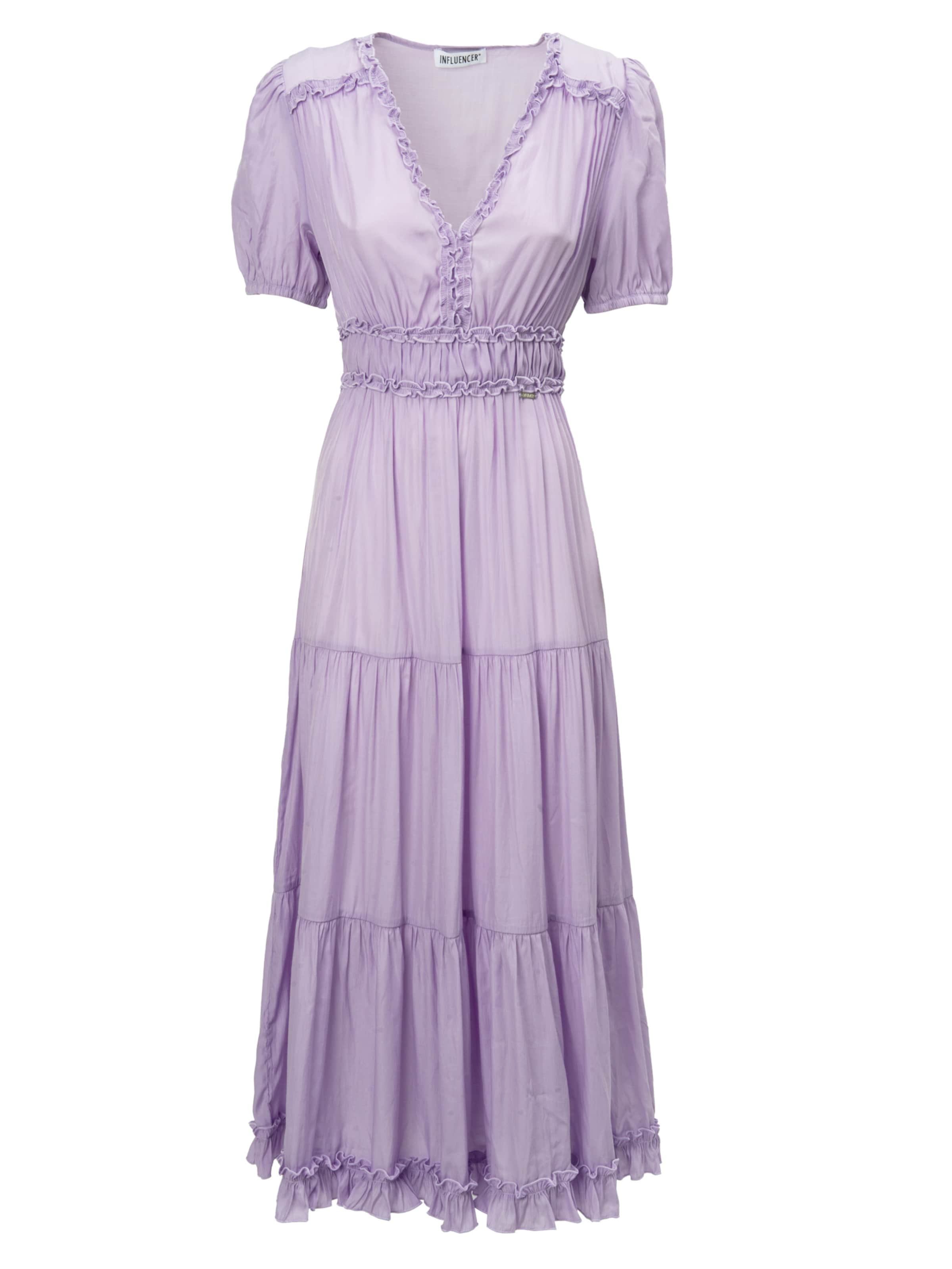 Influencer Рокля в лилав: отпред