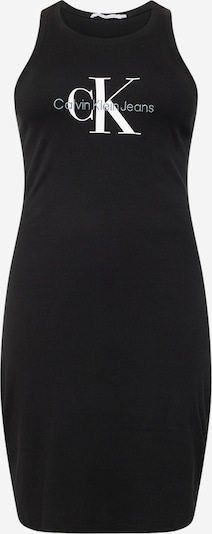 Calvin Klein Jeans Curve Kleid in grau / schwarz / weiß, Produktansicht