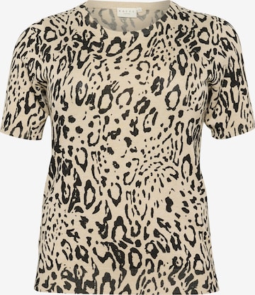 KAFFE CURVE Pullover 'Lizzy' in Beige: Vorderseite