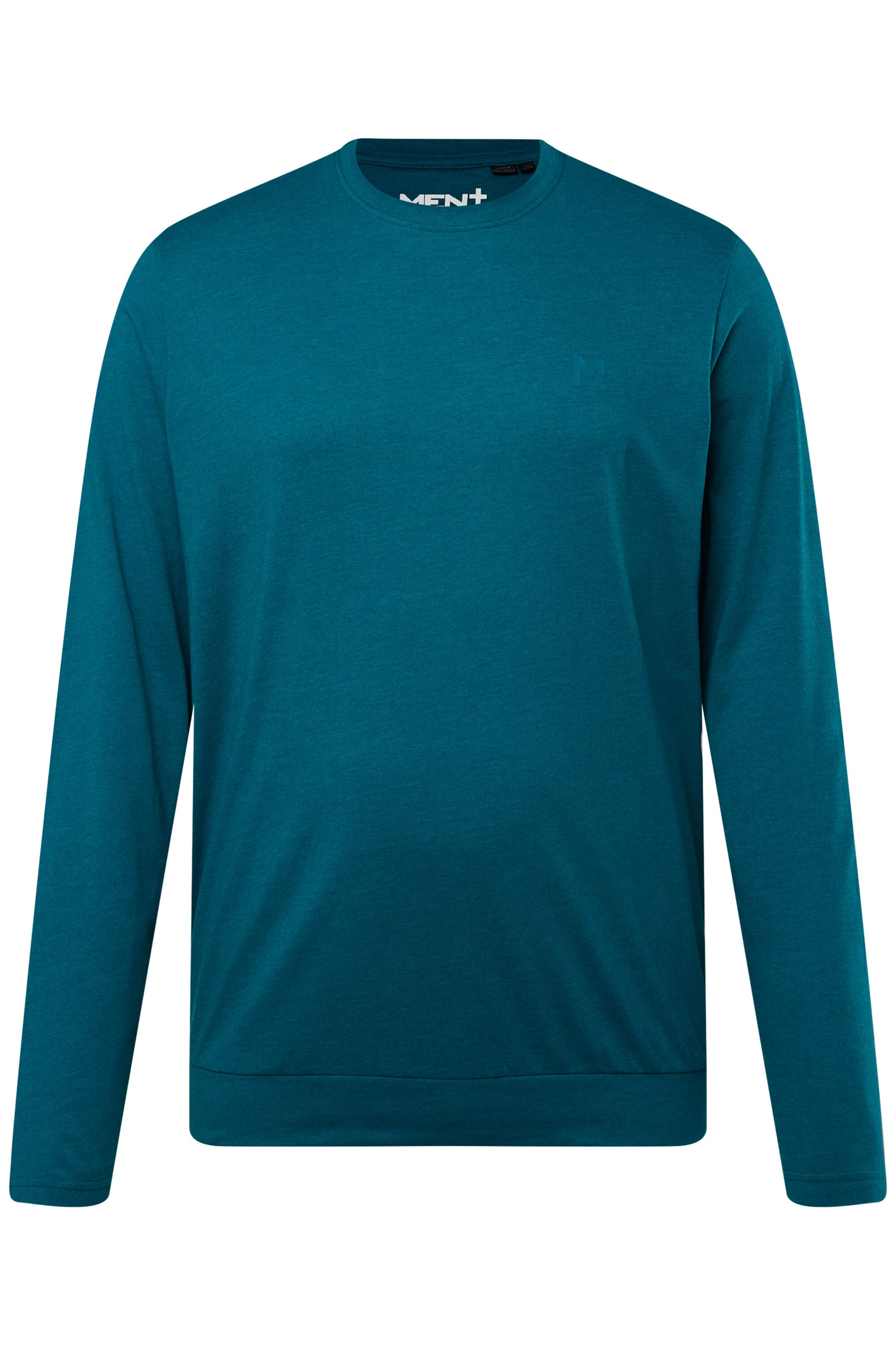 Men Plus Shirt in Groen: voorkant
