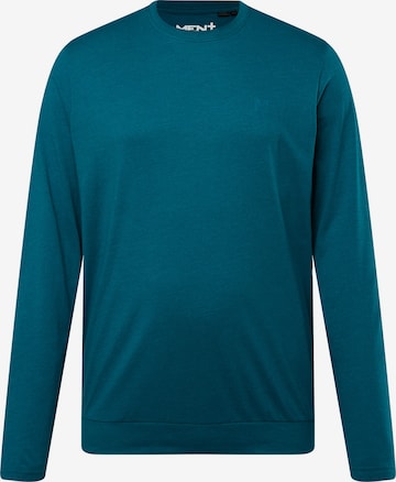 Men Plus Shirt in Groen: voorkant