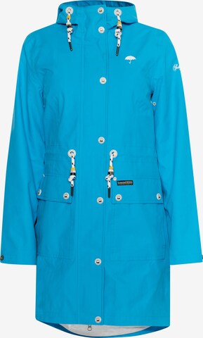 Manteau fonctionnel Schmuddelwedda en bleu : devant