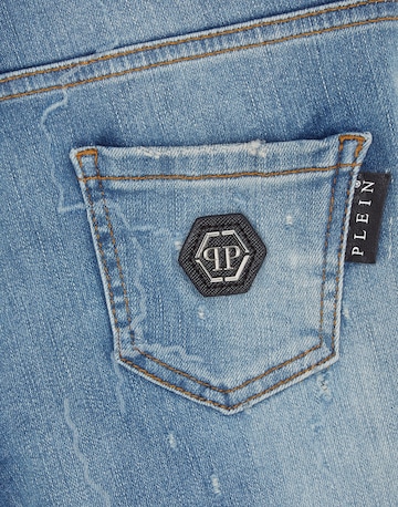 Philipp Plein - Regular Calças de ganga 'Bulldogs' em azul