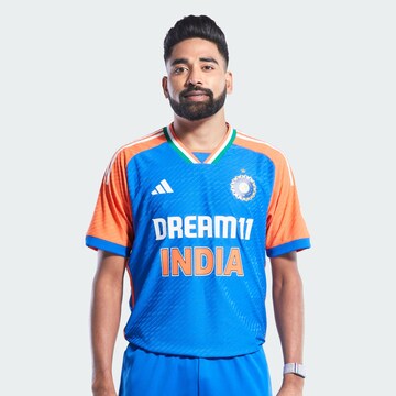 T-Shirt fonctionnel 'India Cricket T20I ' ADIDAS PERFORMANCE en bleu : devant