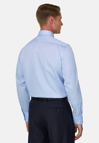 Coupe regular Chemise Boggi Milano en bleu