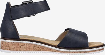 Rieker Strap Sandals in Blue