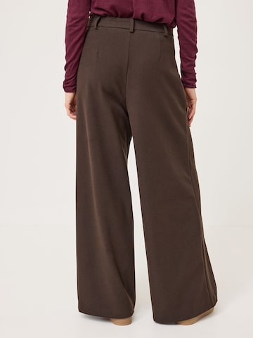 Tamaris Wide Leg Hose in Braun