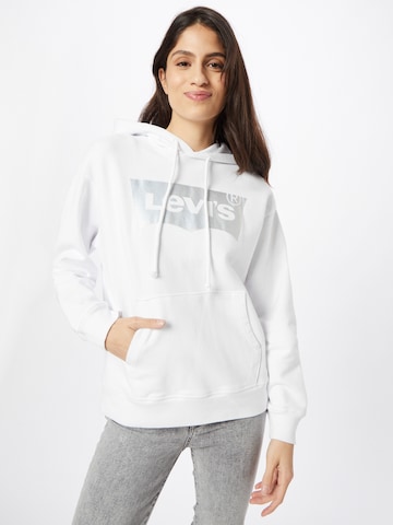 LEVI'S ® Sweatshirt 'Graphic Standard Hoodie' i hvit: forside