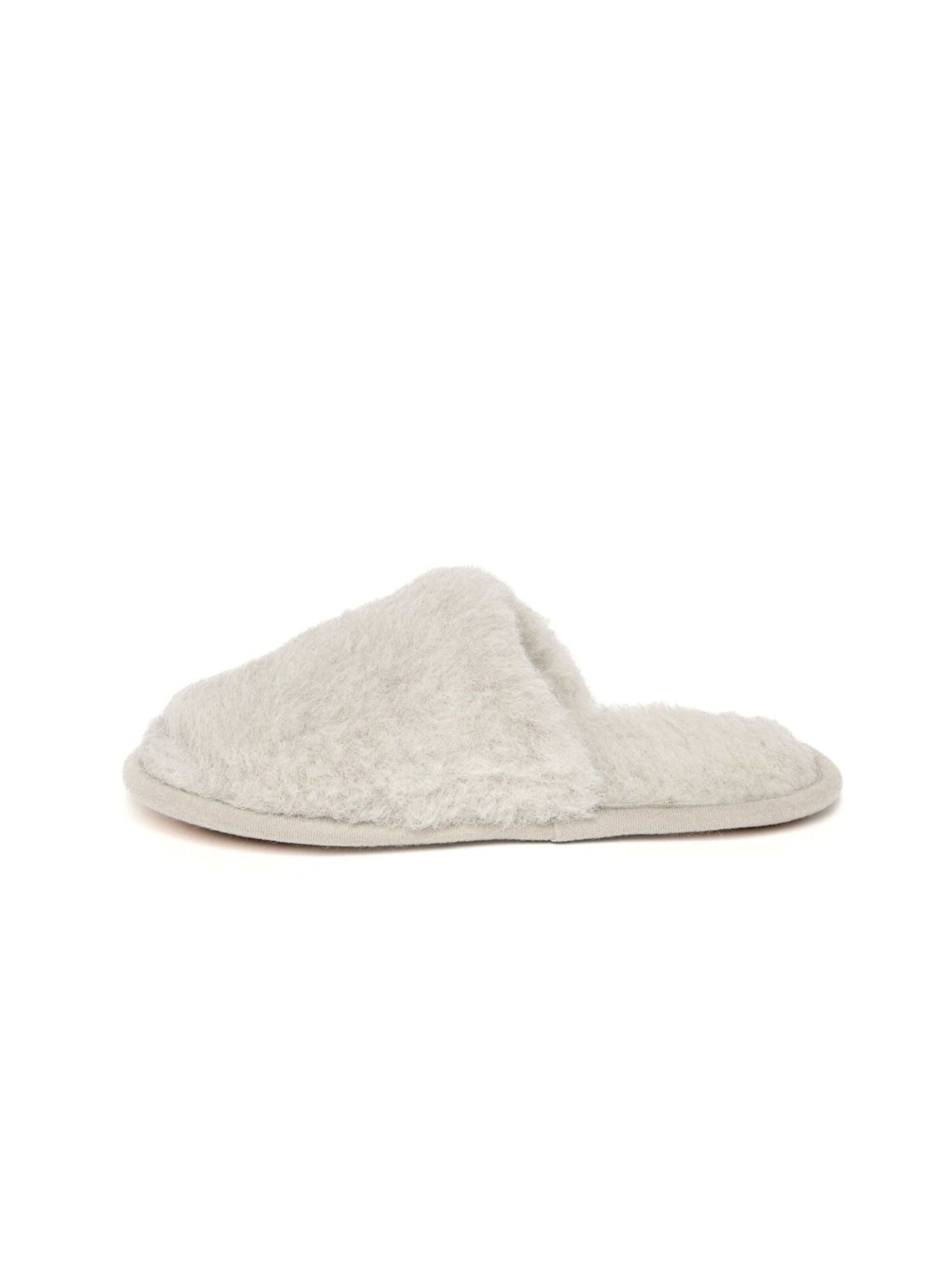 Gottstein Slippers 'Curly Alpaca Curly Alpaca' in Grey