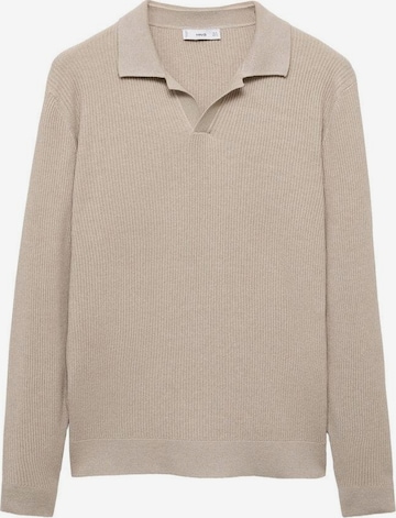 MANGO MAN Pullover 'Antiguas' in Beige: Vorderseite