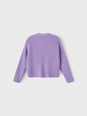 Cardigan 'Dustina' NAME IT en violet