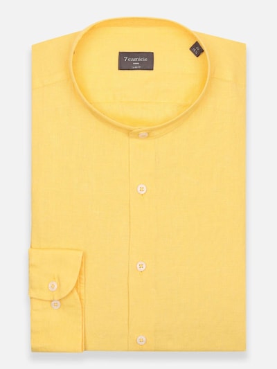 Camicia business 'Caravaggio Linen Man Shirt Green' in 40 7Camicie di colore giallo, Visualizzazione prodotti
