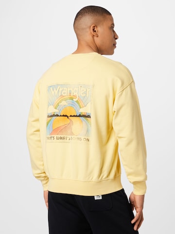 WRANGLER Sweatshirt in Geel