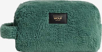 Wouf Toiletry Bag in Green: front