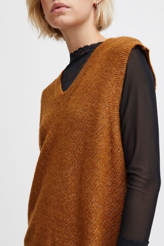 ICHI Sweater 'Kamara' in Brown