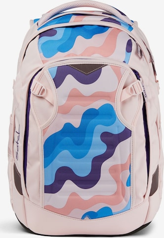 Satch Backpack 'Match' in Pink: front