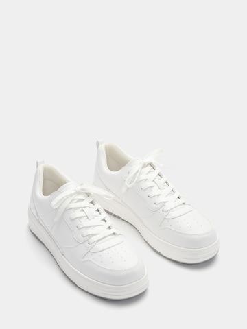 Pull&Bear Sneakers laag in Wit