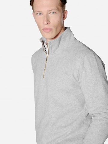 SANVT Sweatshirt 'The Half Zip Sweater' in Grey