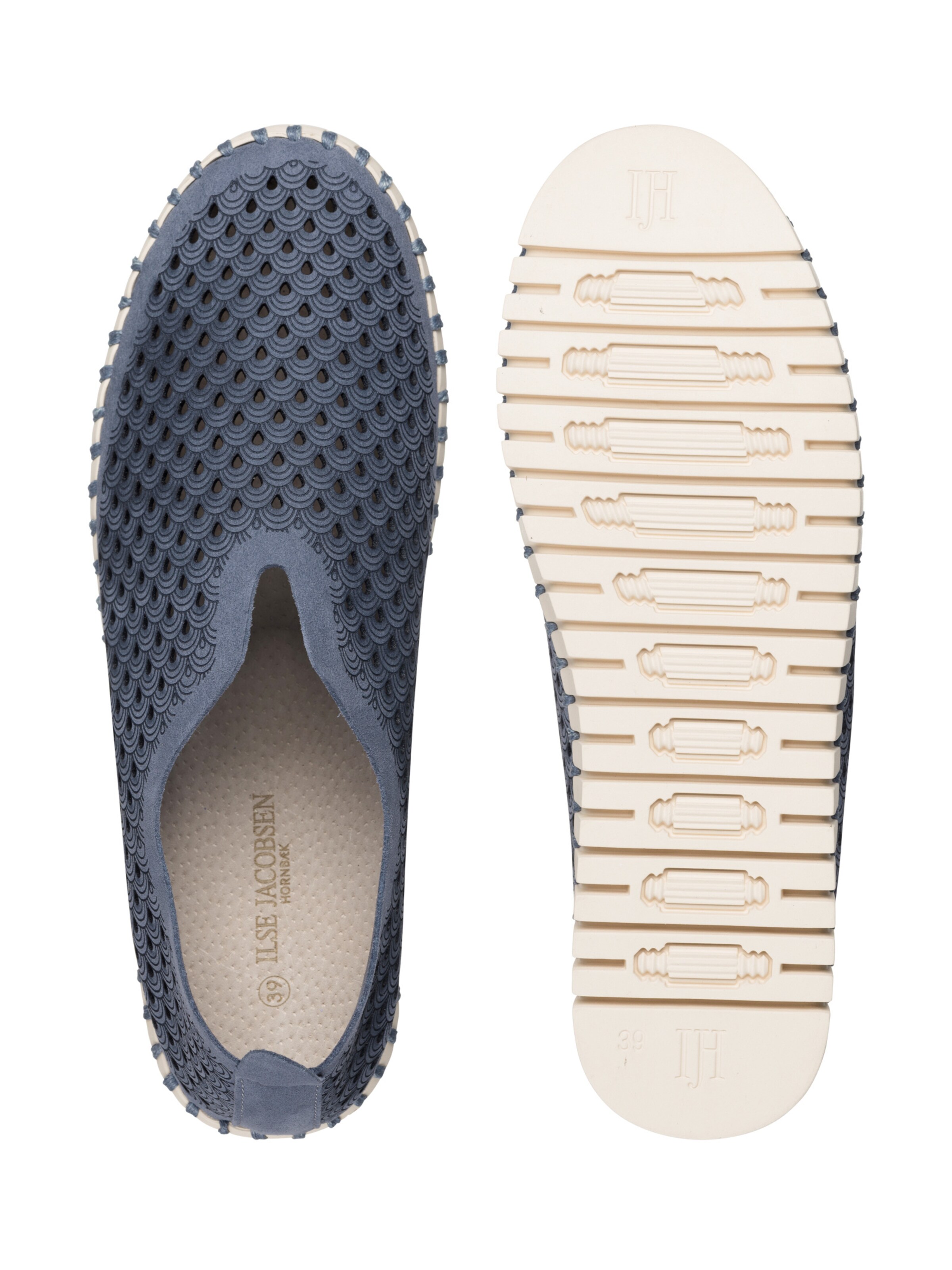 ILSE JACOBSEN Slip-On 'Tulip3275' i blå