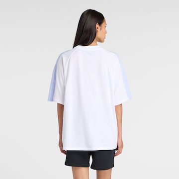 new balance Oversized shirt 'Trackside' in Wit