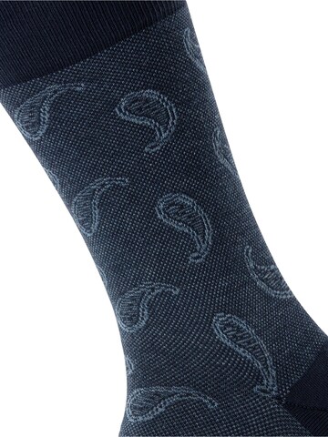 BURLINGTON Socken 'Paisley'‌‌‌‌ in Blau