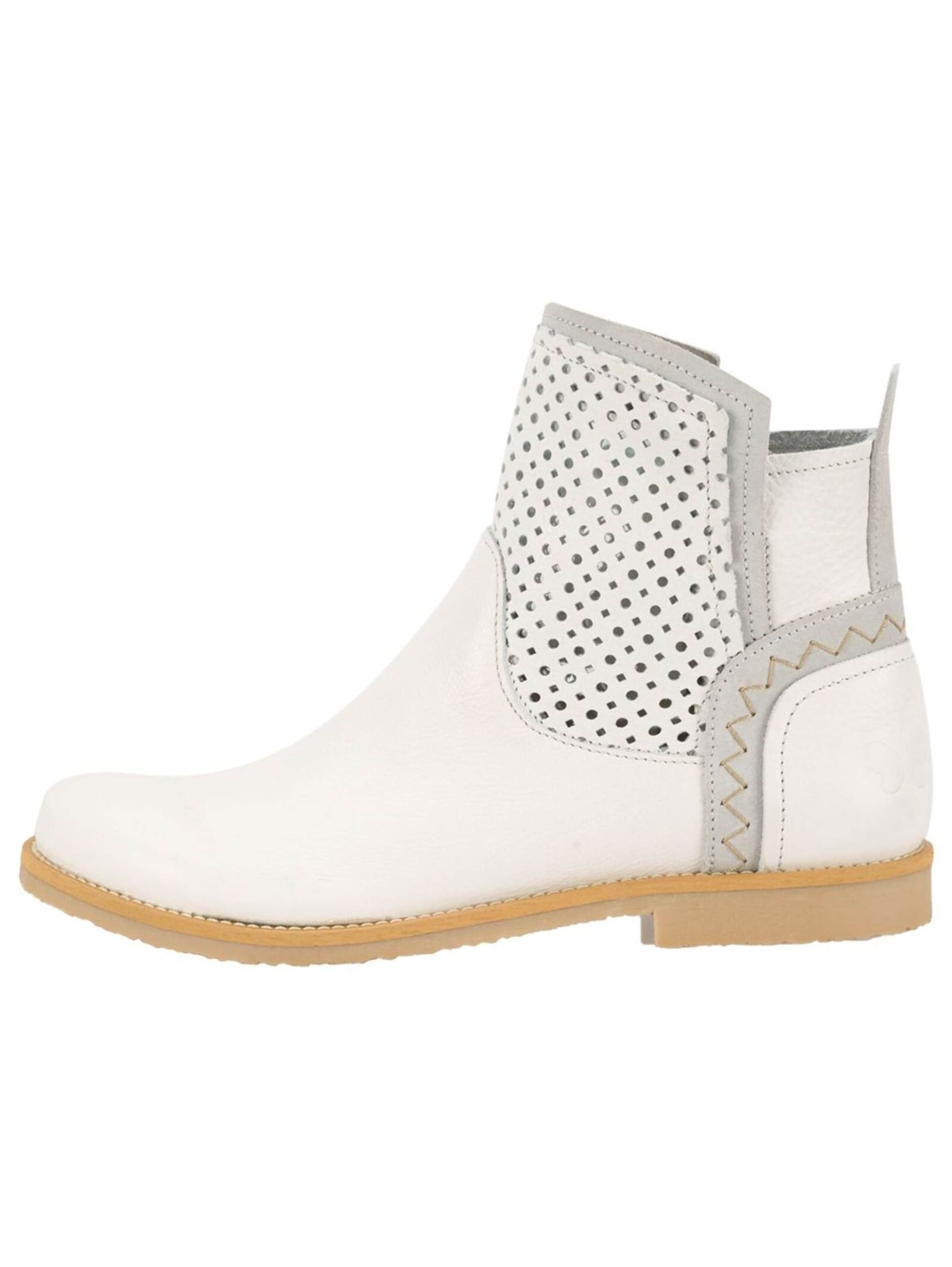 FELMINI Enkellaarsjes 'Clash' in Wit