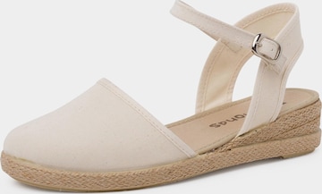 Pisamonas - Sandalias en beige: frente