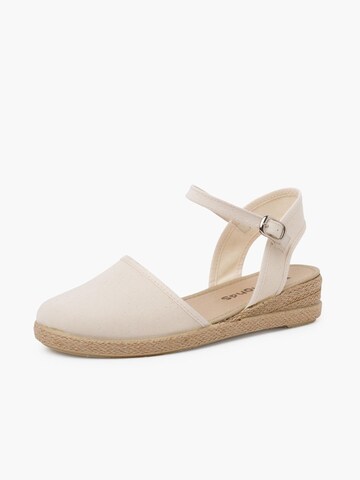 Pisamonas - Sandalias en beige: frente