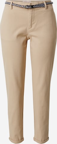 ONLY - Slimfit Pantalón chino 'BIANA' en beige: frente