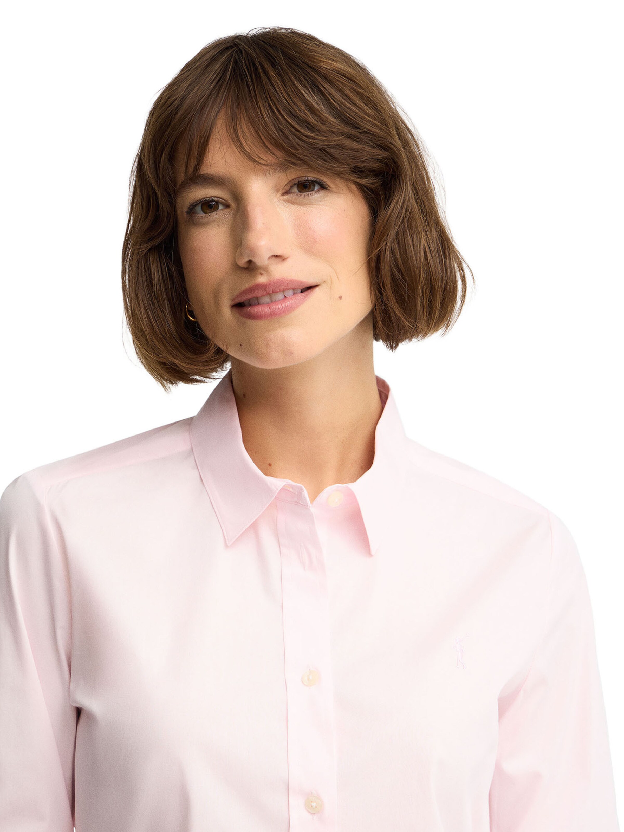 Polo Club Blouse Bodysuit in Pink