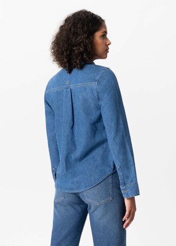 MUD Jeans Bluse 'Shirley' in Blau