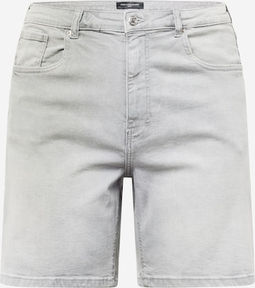 ONLY Carmakoma Wide leg Jeans 'CARJUICY' in Grijs: voorkant