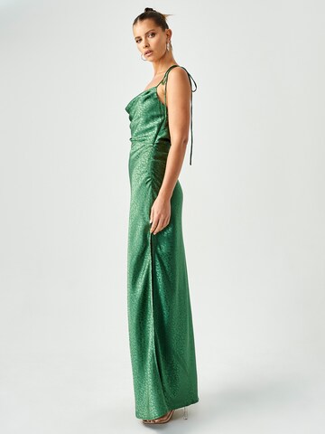 BWLDR Evening Dress 'FLORA X Kristina' in Green