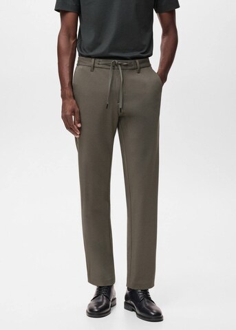 MANGO MAN Slimfit Hose 'Polen' in Grau: Vorderseite