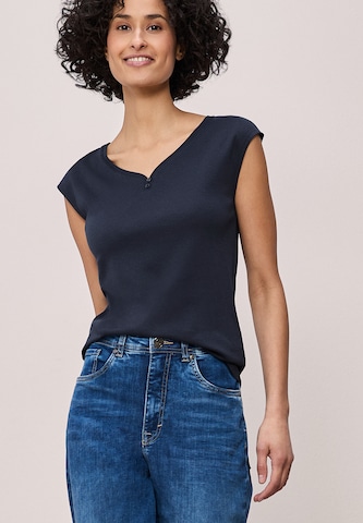 STREET ONE Shirt in Blau