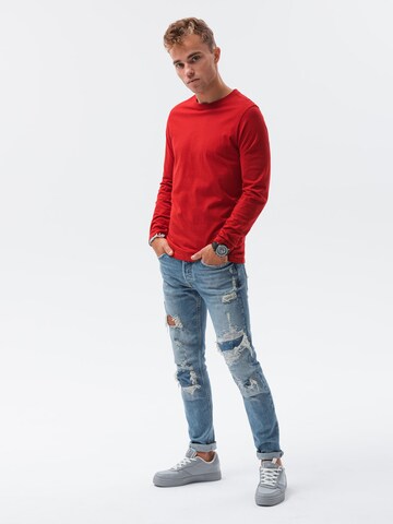 Ombre Shirt 'L138' in Rood