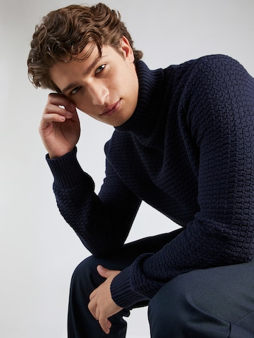 SELECTED HOMME Pullover 'Thim' in Blau