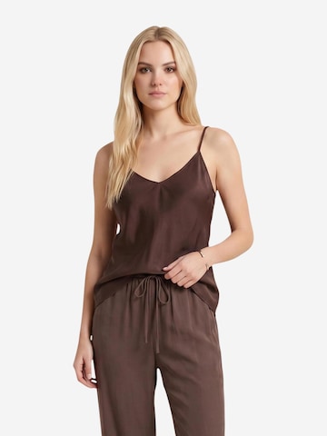 Top 'Onlmadeli Oaklyn Strap Wvn 15373599' di ONLY in marrone: frontale