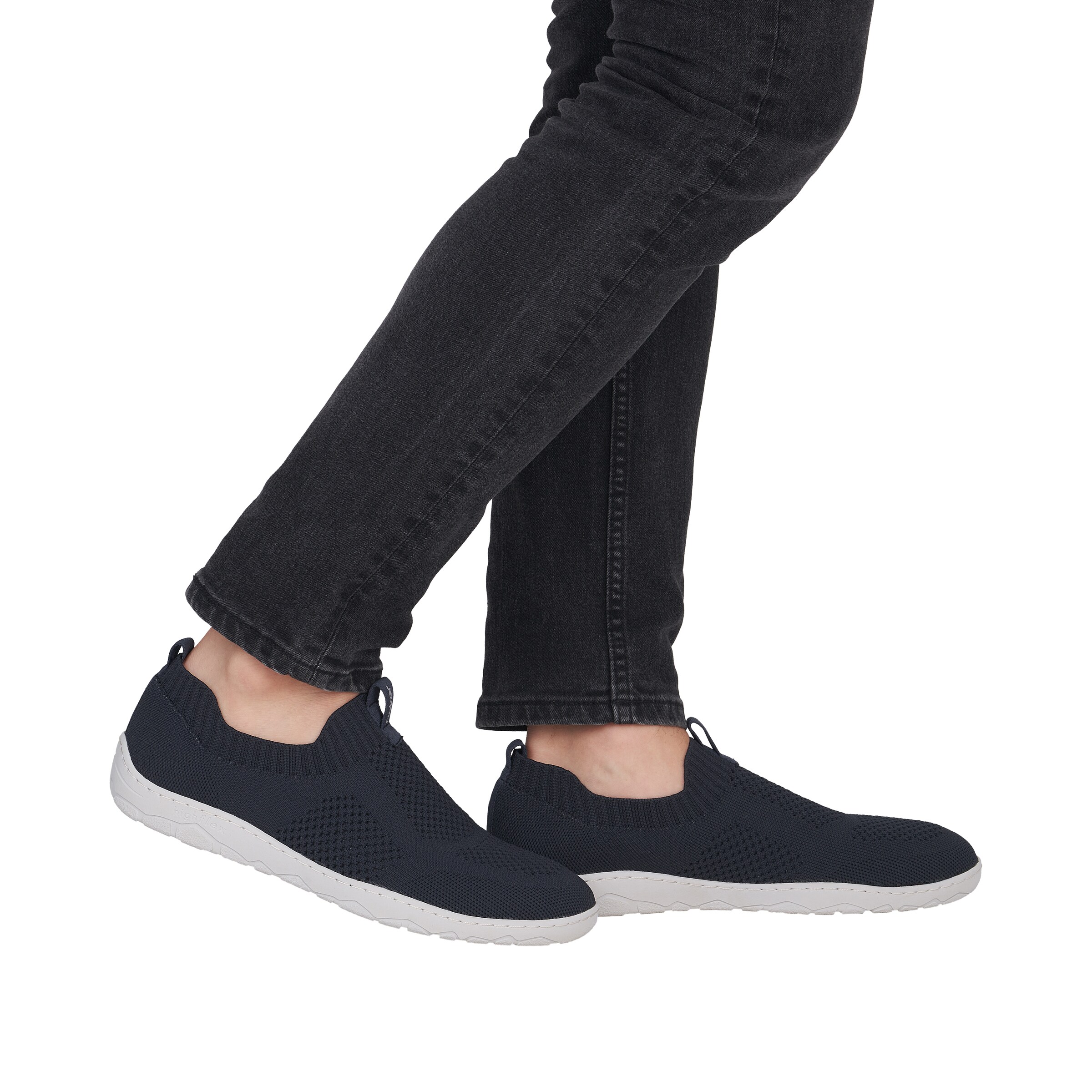 Rieker Slip-Ons in Blue: front