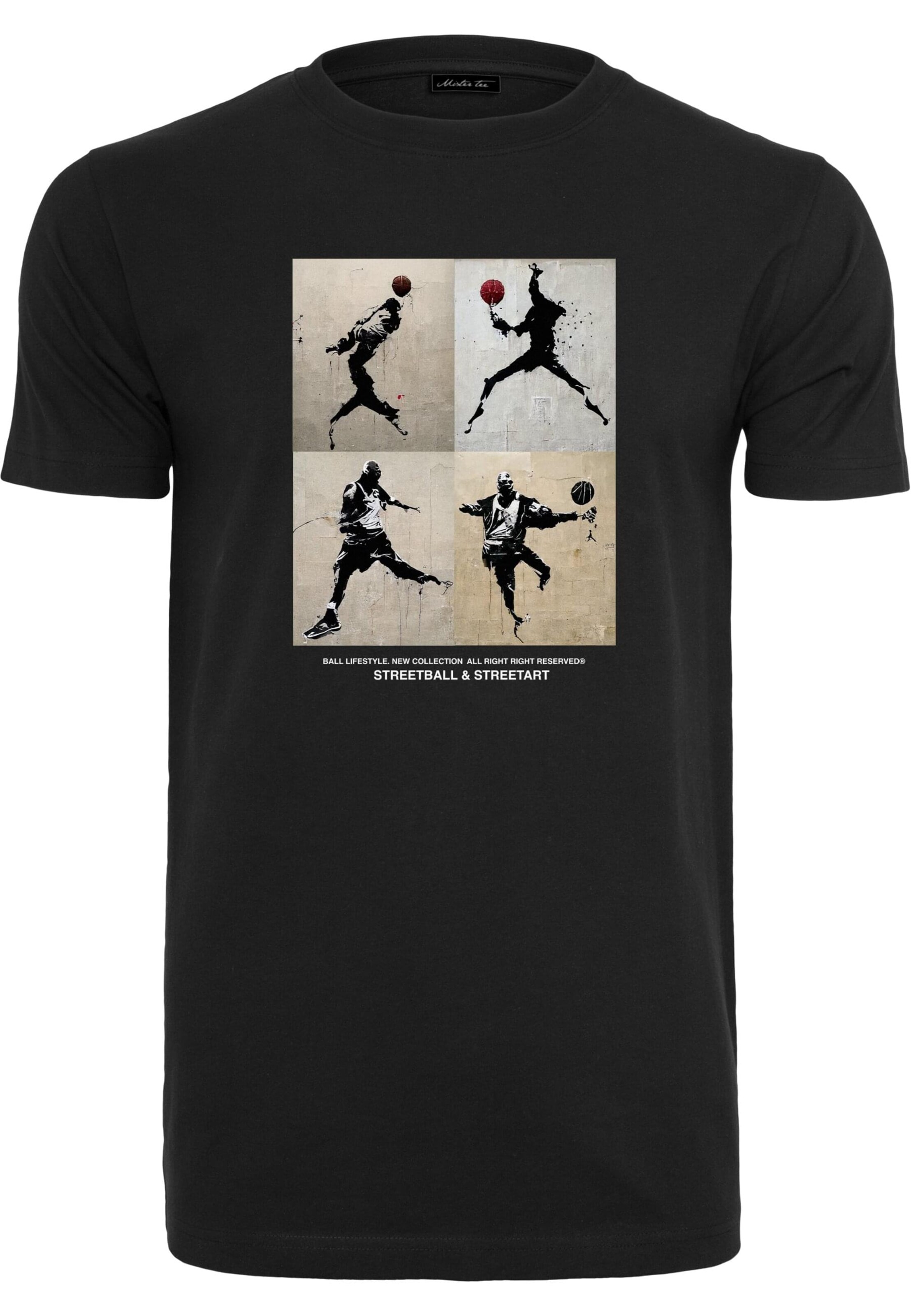 Mister Tee Shirt in Zwart: voorkant