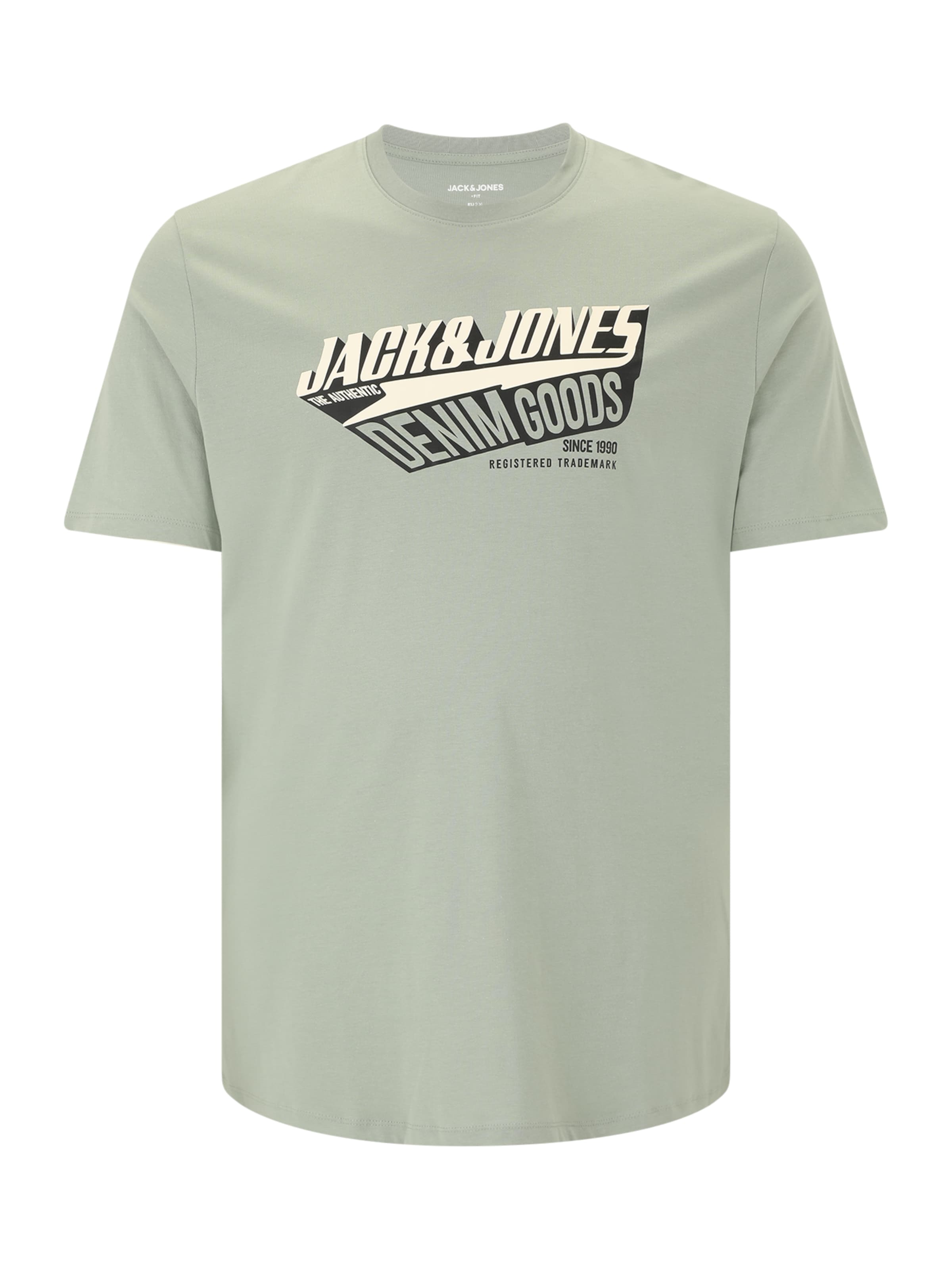 zaļš Jack & Jones Plus T-Krekls: no priekšpuses