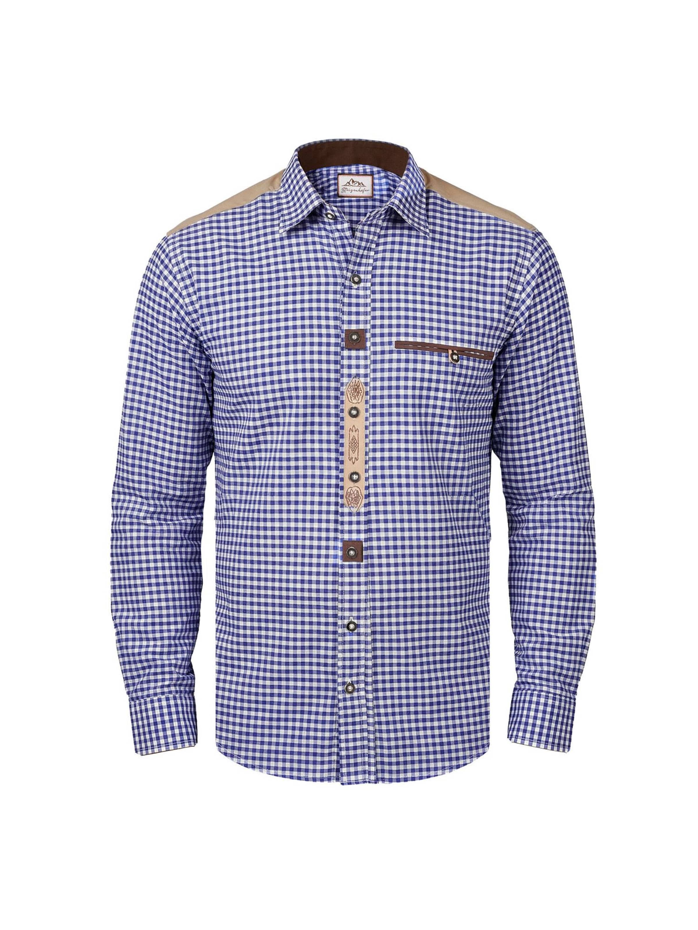 Steigenhöfer Regular Fit Hemd 'Leopold'‌ in Blau: Vorderseite