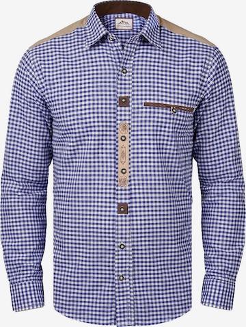 Steigenhöfer Regular Fit Hemd 'Leopold' in Blau: Vorderseite