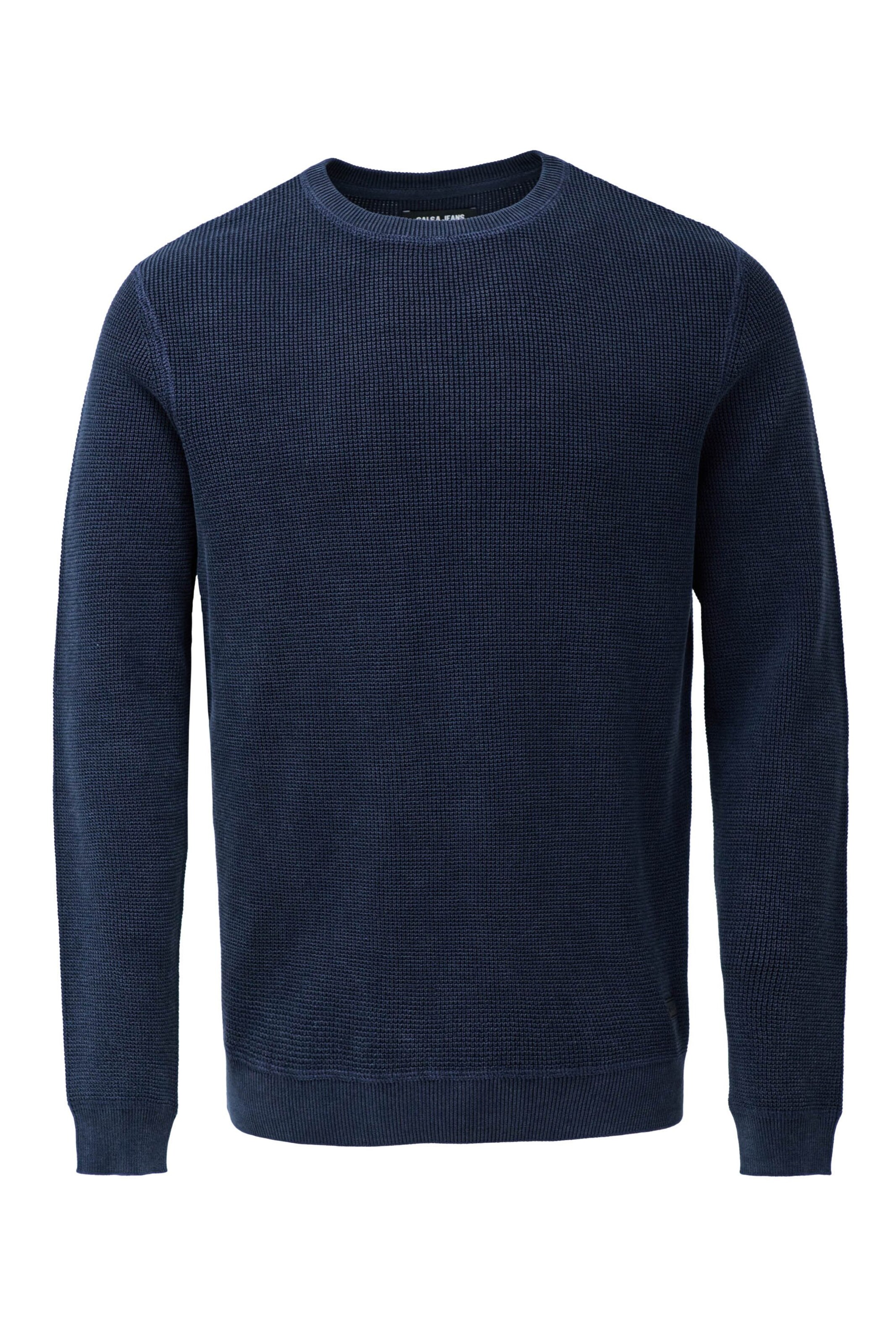 Salsa Jeans Trui in Blauw: voorkant