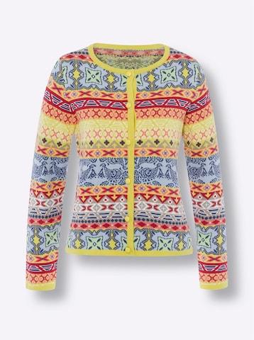 heine Kardigan – žlutá: přední strana