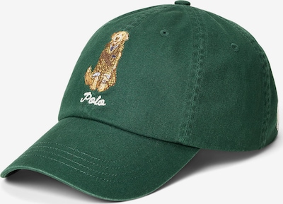 Kepurė 'NOVELTY' iš Polo Ralph Lauren, spalva – ruda / kapučino spalva / tamsiai žalia / balta, Prekių apžvalga