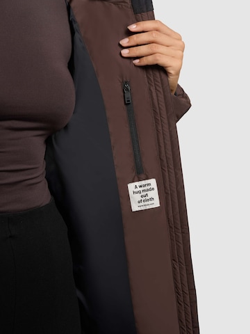 khujo Winter Coat 'Soulani4' in Brown