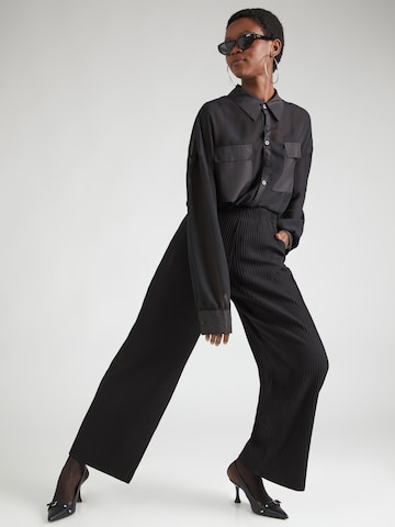 SELECTED FEMME Wide leg Pants 'SILLA' in Black