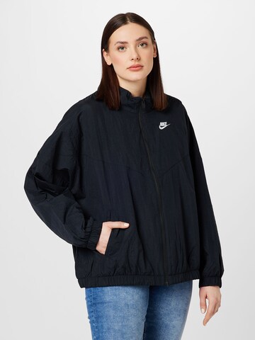 Nike Sportswear Jacke in Schwarz: predná strana