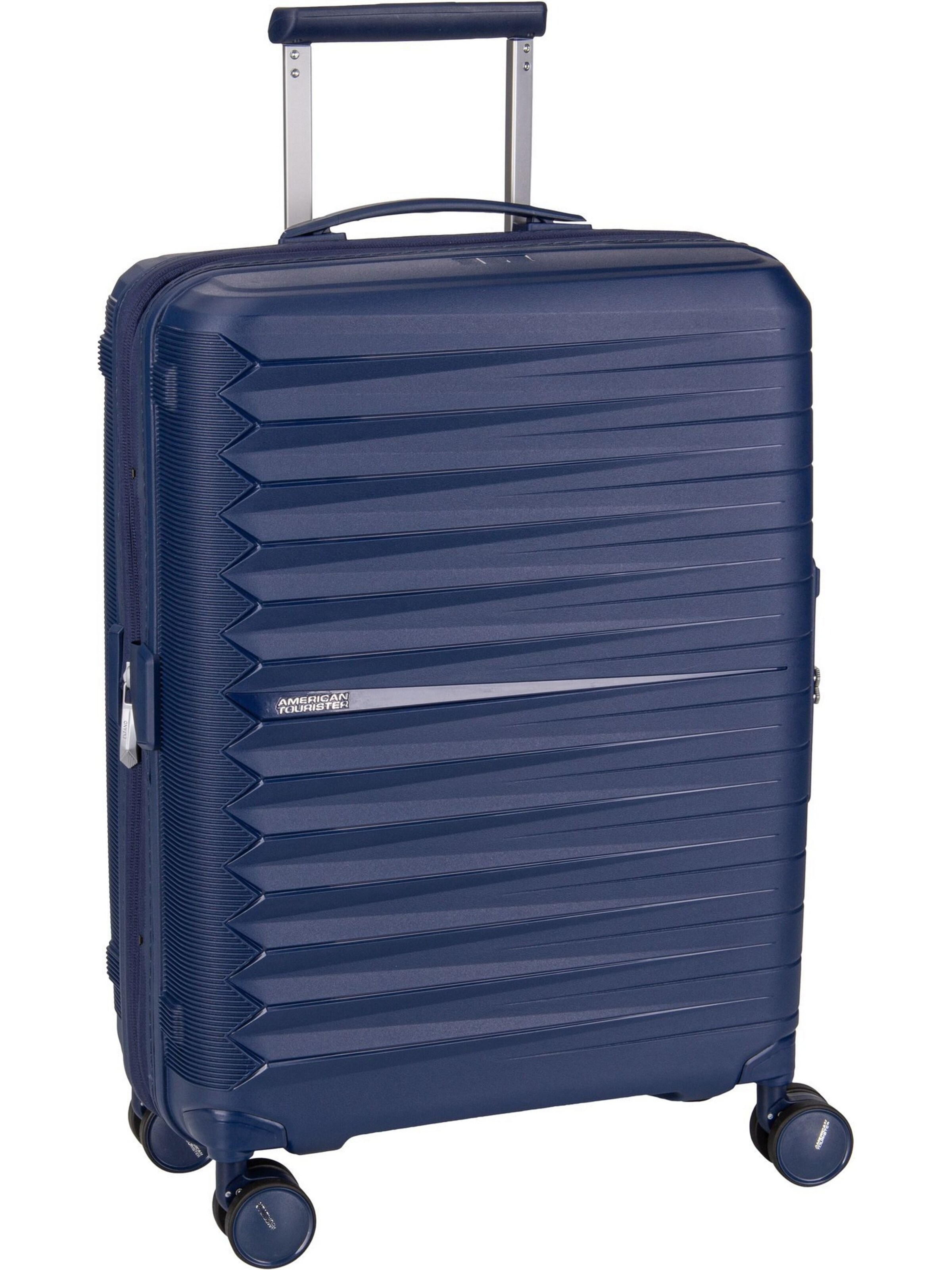 American Tourister Cart 'Fastforward Spinner 55' in Blue: front